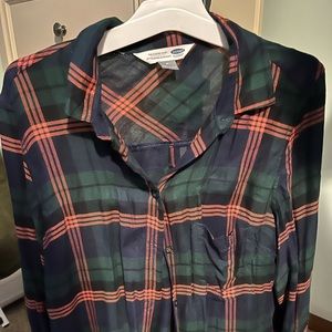 Old Navy classic flannel—size medium
